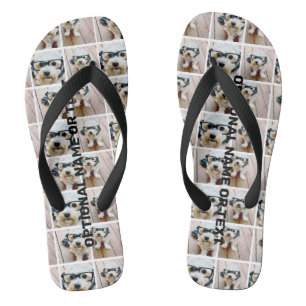 Chanclas Crea un collage de fotos personalizado con 4 fotos