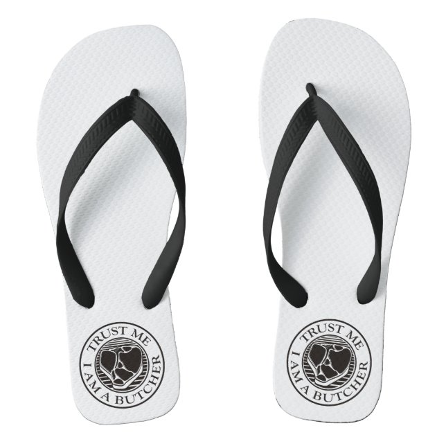 Chanclas Créanme, soy un carnicero. (Plantilla)