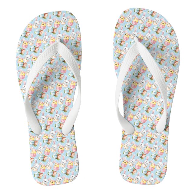 Chanclas Criaturas de Pascua Flip Flops (Plantilla)