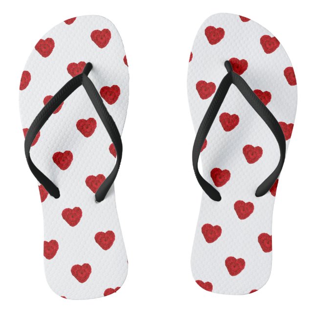 Chanclas Crochet Yarn Hearts Artesanales Pequeños (Plantilla)