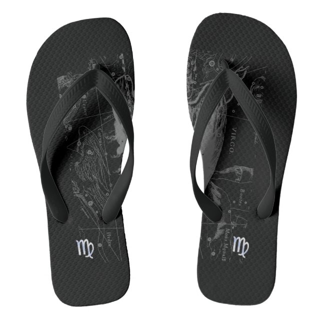 Chanclas Cromo como signo zodiacal Virgo en Hevelius (Plantilla)