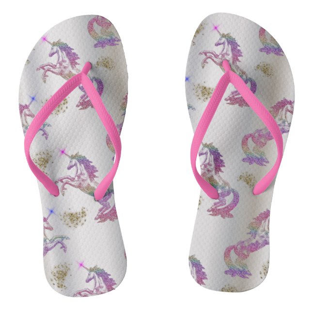 Chanclas Crystal Rainbow Unicornior (Plantilla)