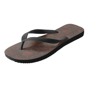 Chanclas Cuadrados Metalizado Rustos