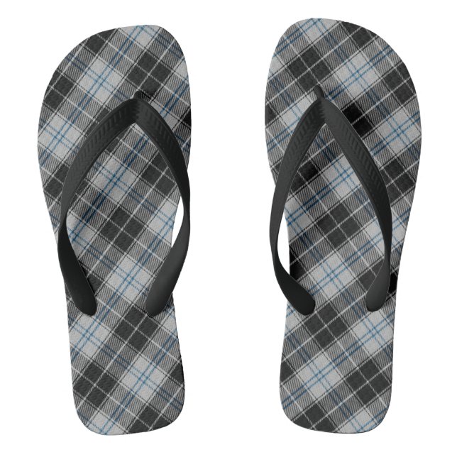 Chanclas Cuadro escocés blanco y verde Forbes (Plantilla)