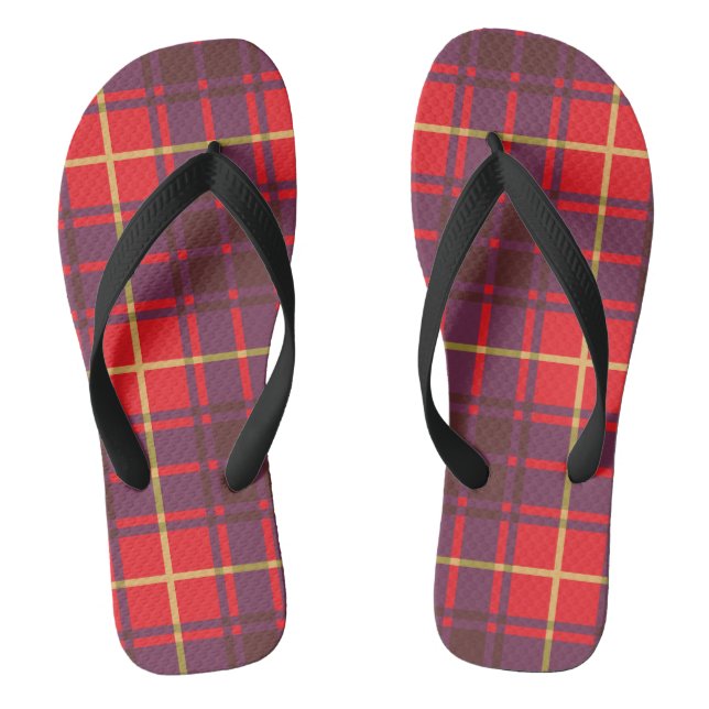 Chanclas Cuadros escoceses (Plantilla)