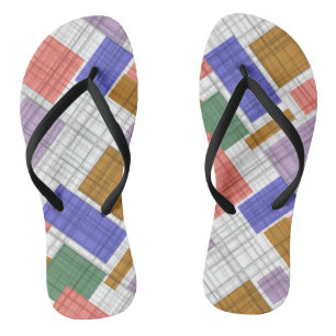 Chanclas Cuadros geométricos de chapa sin soldadura alinead