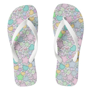 Chanclas Cuentas de vidrio, joyas