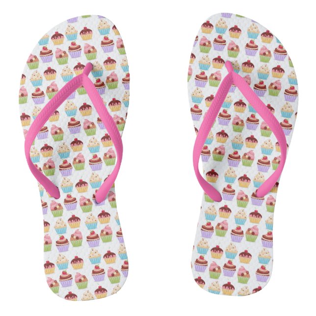 Chanclas Cupcake Flip Flops (Plantilla)