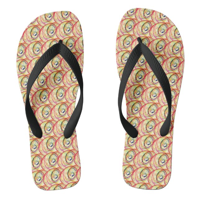 Chanclas Curando la esperanza Espiral Flip Flops (Plantilla)