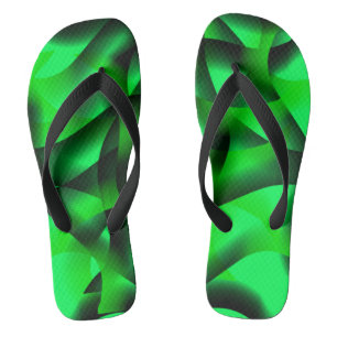 Chanclas Curling verde limón y negro, con sombra?