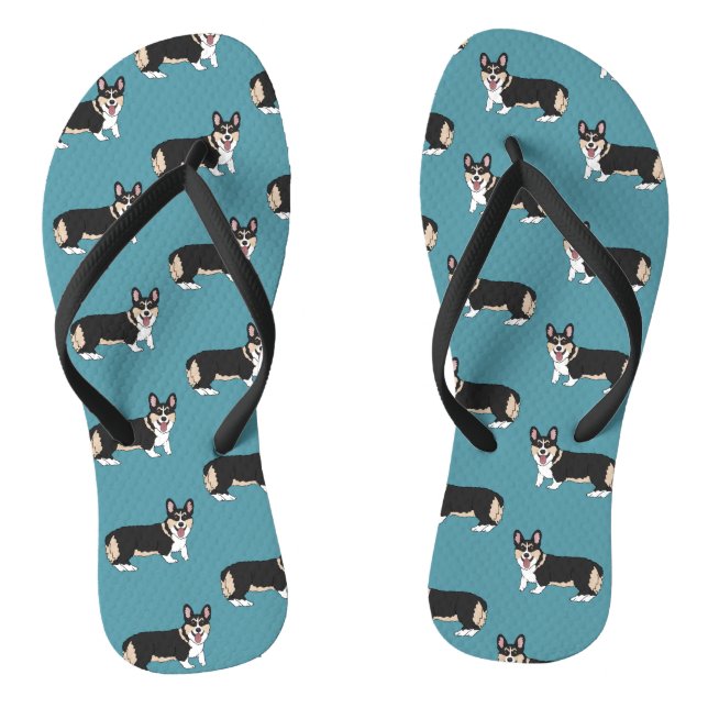 Chanclas Cute Corgi (Plantilla)
