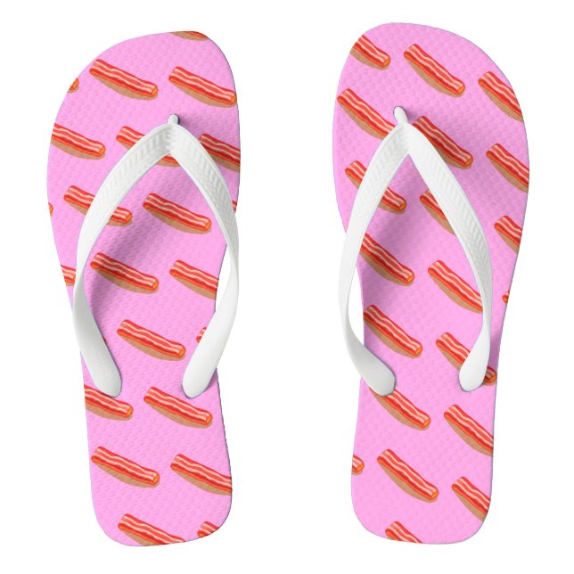 Chanclas Cute Funny Bacon  (Plantilla)