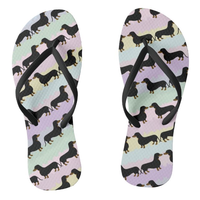 Chanclas Dachshund Flip Flops (Plantilla)