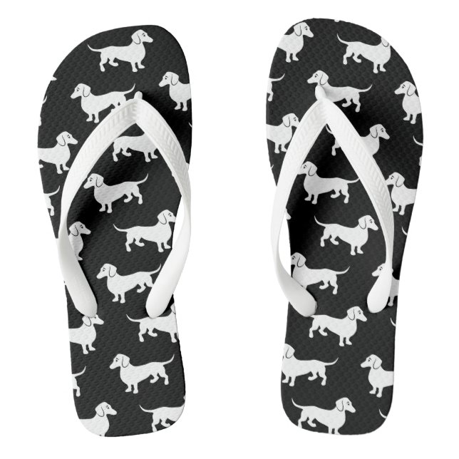 Chanclas Dachshunds por todas partes (Plantilla)