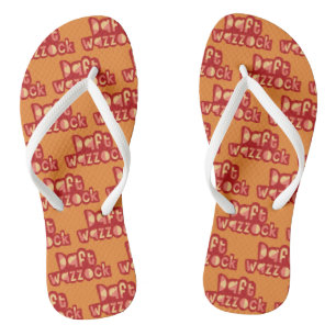 Chanclas Daft Wazzock Funny British Insulta Flipflops