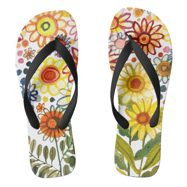 Chanclas Daisies (Plantilla)