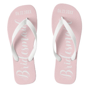 Chanclas Damas de Honor Lindas Rosa