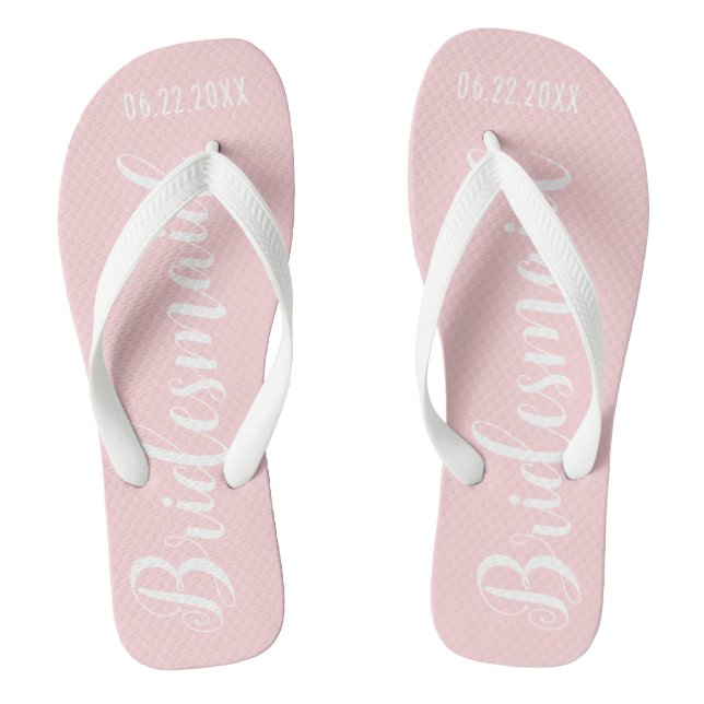 Chanclas Damas de Honor Lindas Rosa (Plantilla)