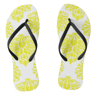 Chanclas Damasco con elegancia de limón