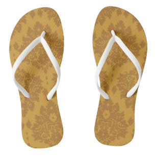Chanclas Damasco de oro de lujo