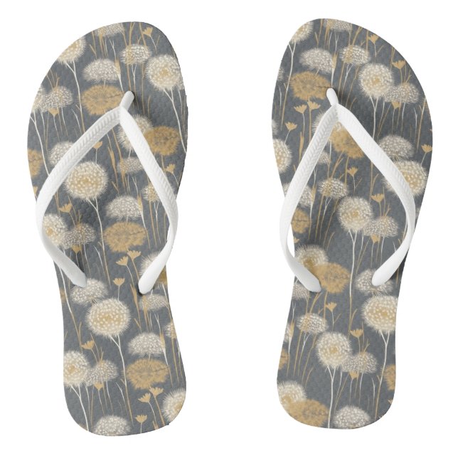 Chanclas Dandelion Clock Flip Flops (Plantilla)