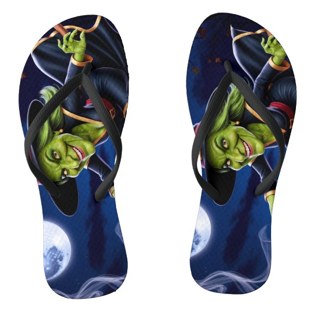 Chanclas de Bruja/Halloween (Plantilla)