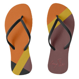 Chanclas de colores de otoño