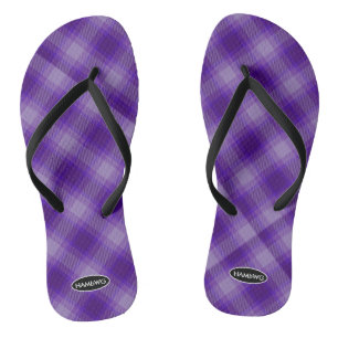 Chanclas de cuadros para mujer HAMbWG Chanclas par