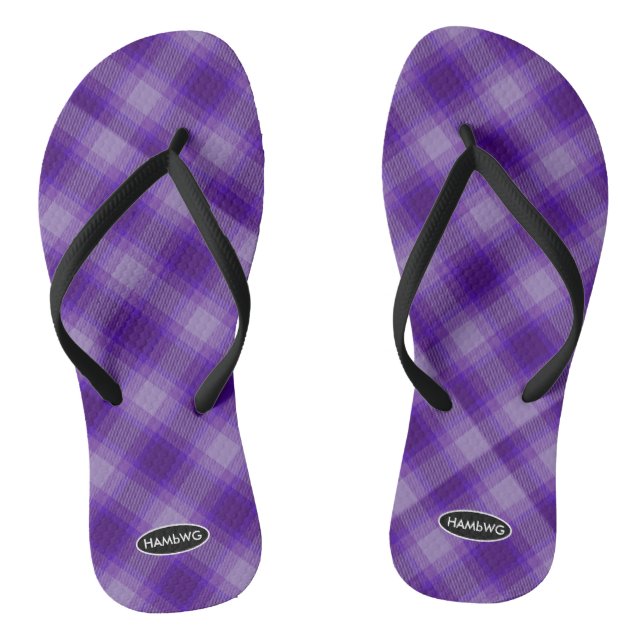 Chanclas de cuadros para mujer HAMbWG Chanclas par (Plantilla)
