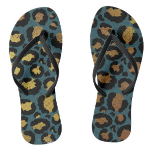 Chanclas de estampado animal