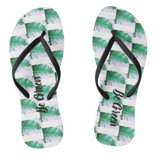 Chanclas de hojas de plátano salvaje Be Green