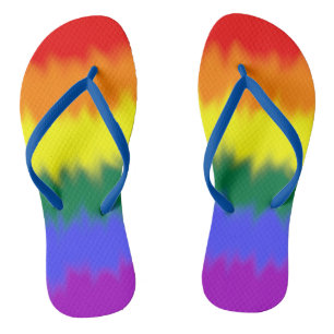 Chanclas de la bandera LGBT+