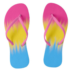 Chanclas de la bandera pansexual
