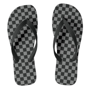 Chanclas de lujo personalizadas grises/negras a cu
