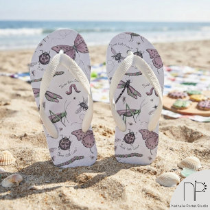 Chanclas de mariquita y libélula para niños Bug Pi