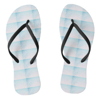 Chanclas de mujer azules y blancas