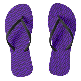 Chanclas de mujer moradas y negras