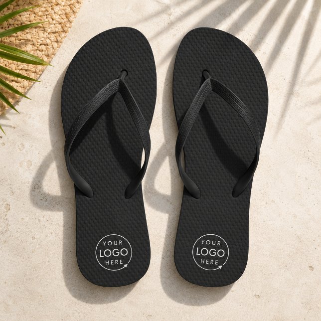 Chanclas de Negocios | Zapatos de Playa de Piscina (Sleek branded pool shoes for service brands, staff gifts, trade shows, and giveaways.)