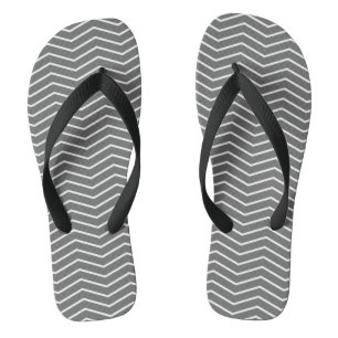 Chanclas de Ola Zigzag Blanco Gris