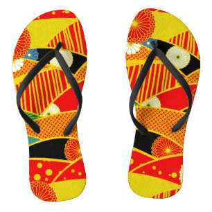 Chanclas de paisaje mágico abstracto