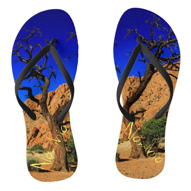 Chanclas de paisaje namibiano (Plantilla)