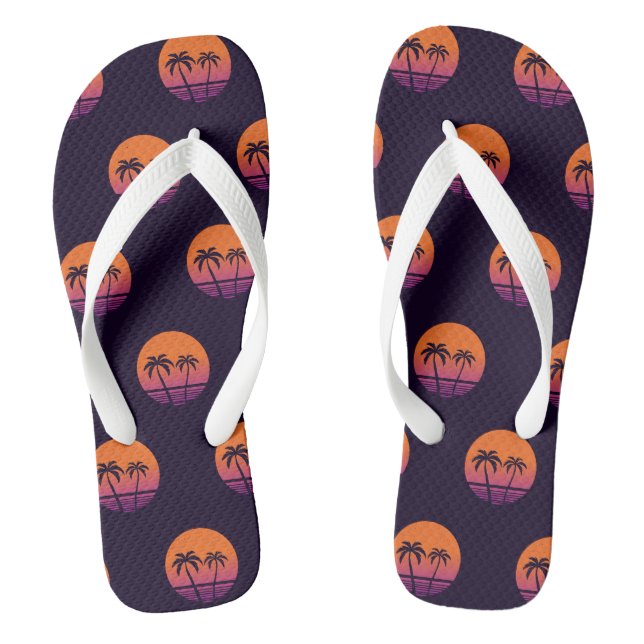 chanclas de playa tropicales (Plantilla)