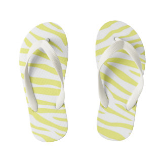 Chanclas de rayas de cebra elegantes para niños