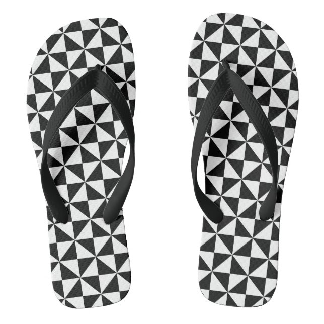 chanclas de triángulos geométricos (Plantilla)