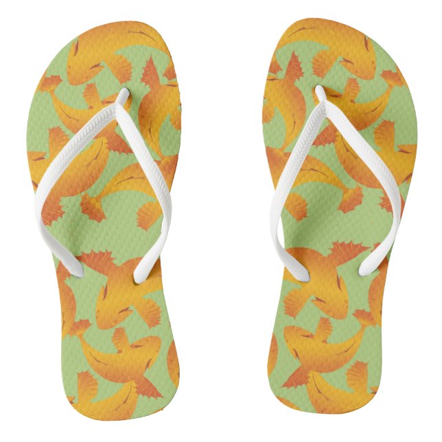 Chanclas de verano de pez Koi (Plantilla)