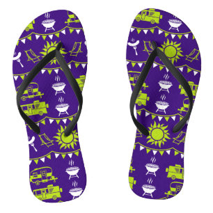 Chanclas Decoración de Camping Caravana