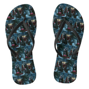 Chanclas Decoración de los Navidades Cane Corso Snowy Sleig