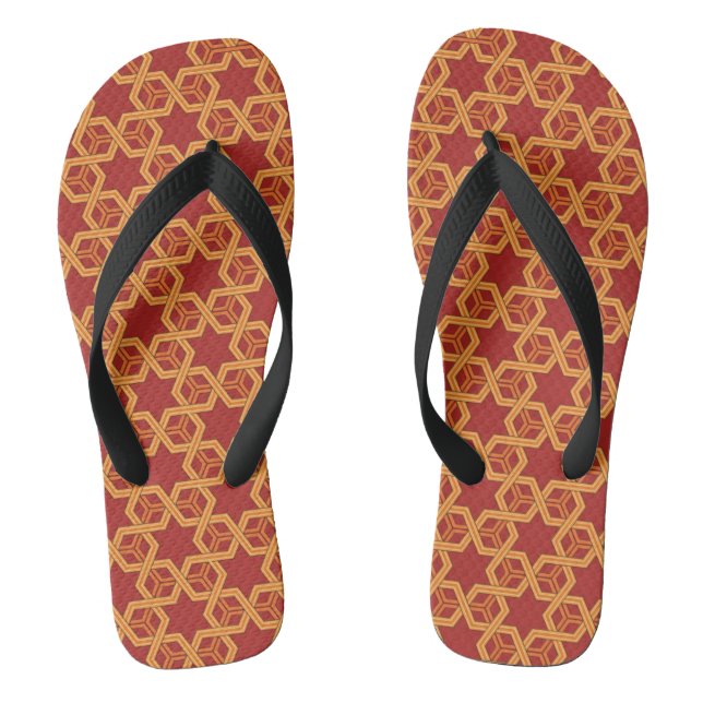 Chanclas Decoración geométrica elegante (Plantilla)