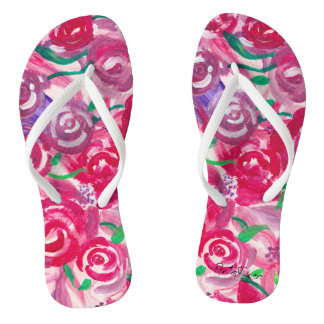 Chanclas Dedos del pie color de rosa