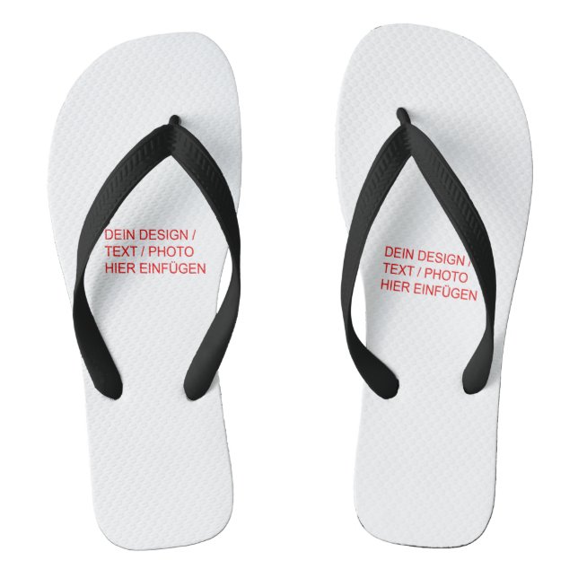 Chanclas DEIN DESIGN/TEXT/FOTO/LOGO Flip Flops (Plantilla)